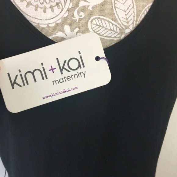 KIMI & KAI Lucile Ruffle Maternity Dress Lq349 - Picture 4 of 8